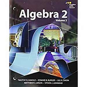 Hmh Algebra 2 de Houghton Mifflin Harcourt