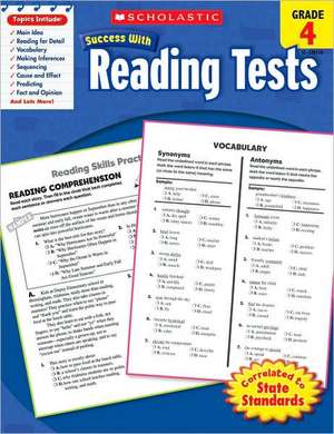 Reading Tests, Grade 4 de Inc Scholastic