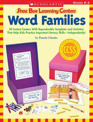 Word Families, Grades K-2 de Pamela Chanko