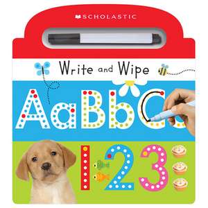 Write and Wipe ABC 123 de Inc. Scholastic