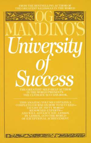 University of Success de Og Mandino