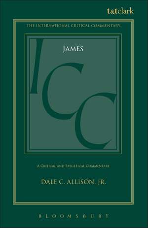 James (ICC): A Critical and Exegetical Commentary de Jr. Dale C. Allison