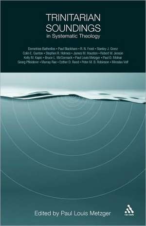 Trinitarian Soundings in Systematic Theology de Paul Louis Metzger