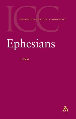 Ephesians de Ernest Best