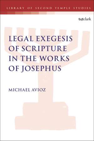 Legal Exegesis of Scripture in the Works of Josephus de Dr.; Senior Lecturer Michael Avioz