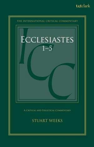 Ecclesiastes 1-5 de Stuart Weeks