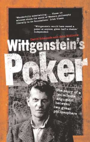 Wittgenstein's Poker de David Edmonds