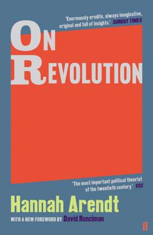 On Revolution de Hannah Arendt