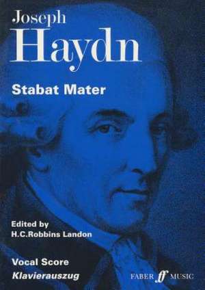 Stabat Mater: Vocal Score de Franz Joseph Haydn