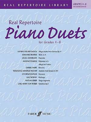 Real Repertoire Piano Duets: Grades 4-6 / Early Intermediate to Late Intermediate de Christine Brown