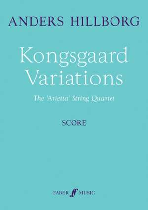 Kongsgaard Variations de Anders Hillborg