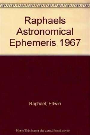 Raphael, E: Raphael's Astronomical Ephemeris