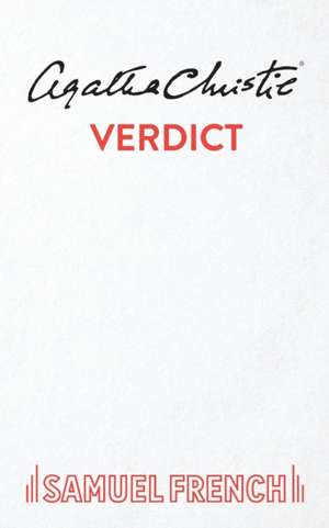 Verdict de Agatha Christie