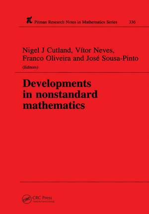 Developments in Nonstandard Mathematics de Nigel J Cutland