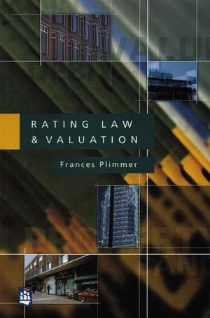 Rating Law and Valuation de Frances A.S. Plimmer