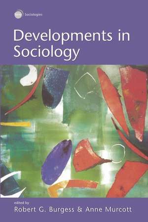 Developments in Sociology de Robert Burgess