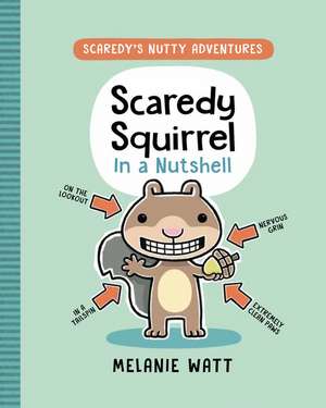 Scaredy Squirrel in a Nutshell de Melanie Watt