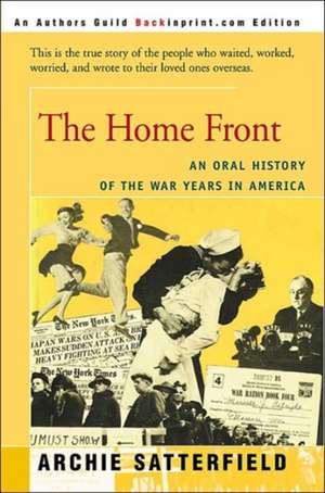 The Home Front de Archie Satterfield