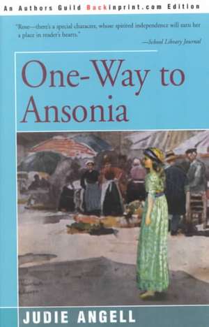 One-Way to Ansonia de Judie Angell