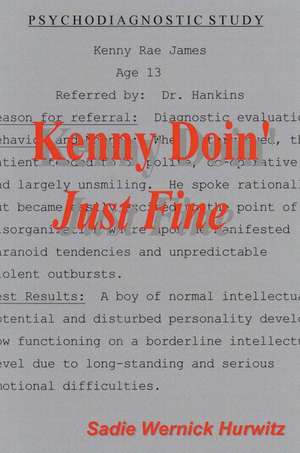 Kenny Doin' Just Fine de Sadie Wernick Hurwitz