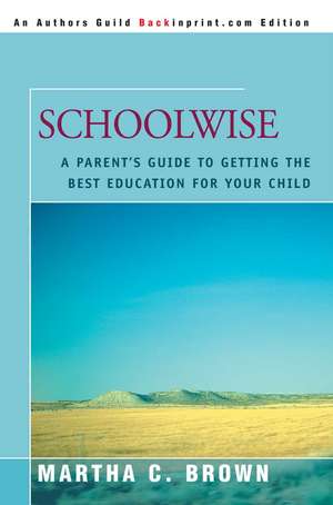 Schoolwise de Martha C. Brown