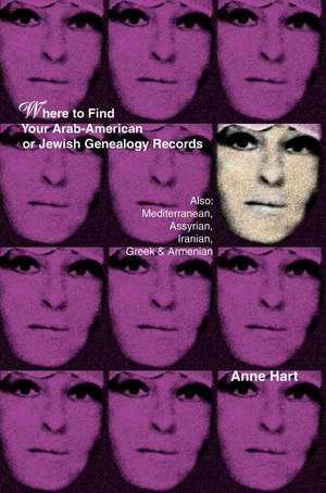 Where to Find Your Arab-American or Jewish Genealogy Records de Anne Hart