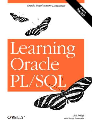 Learning Oracle PL/SQL de Bill Pribyl