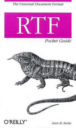 RTF Pocket Guide de Sean Burke