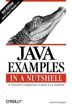 Java Examples in a Nutshell de David Flanagan