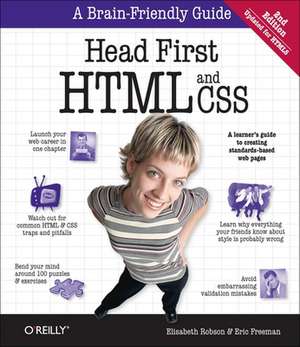 Head First HTML and CSS de Elisabeth Robson