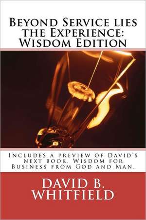 Beyond Service Lies the Experience: Wisdom Edition de David B. Whitfield