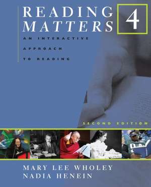 Reading Matters 4 de Nadia Henein