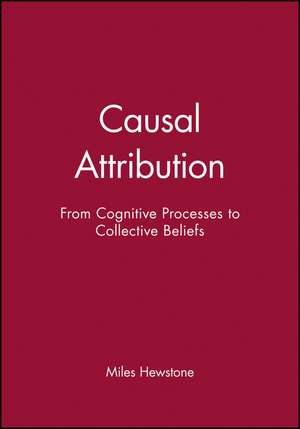 Causal Attribution de Miles Hewstone