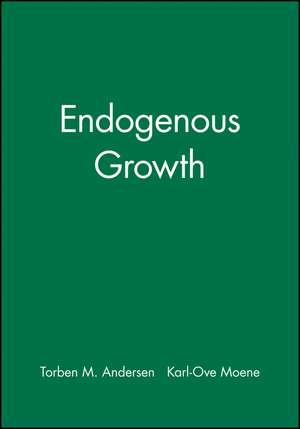 Endogenous Growth de T Andersen