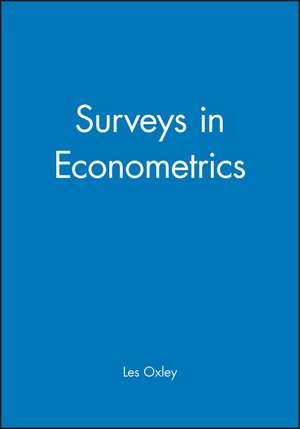 Surveys in Econometrics de L Oxley