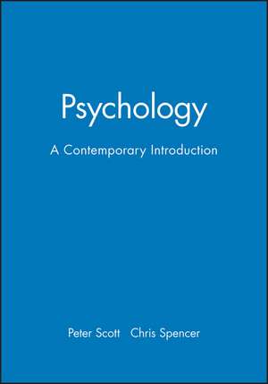 Psychology – A Contemporary Introduction de P Scott