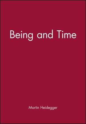 Being and Time de M Heidegger