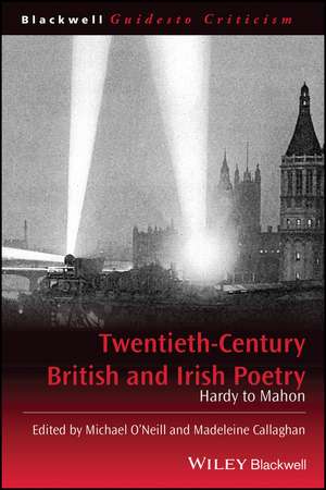 Twentieth Century British and Irish Poetry de M O′Neill