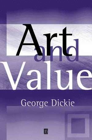 Art and Value de G Dickie