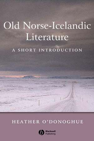 Old Norse–Icelandic Literature: A Short Introduction de D O′Donoghue