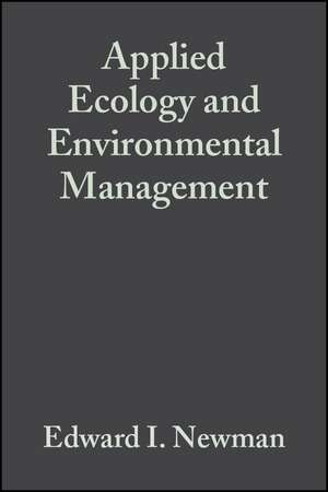 Applied Ecology and Environmental Management 2e de Newman