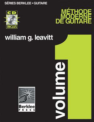 Modern Method for Guitar, Vol 1. - French Edition, Book/CD Pack de William Leavitt