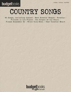 Country Songs de Hal Leonard Corp