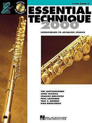 Essential Technique for Band with Eei Flute Sheet Music Method Book for Intermediate to Advanced P de Tim Lautzenheiser