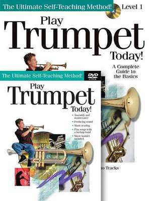 Play Trumpet Today! Beginner's Pack: Book/CD/DVD Pack de Hal Leonard Corp