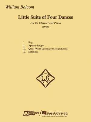 William Bolcom - Little Suite of Four Dances: For E-Flat Clarinet and Piano de William Bolcom