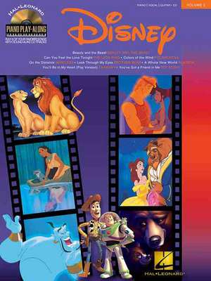 Disney Piano Play-Along Volume 5 (Book/Online Audio) [With CD (Audio)] de Hal Leonard Corp