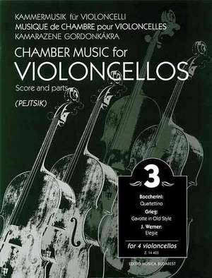 Chamber Music for Four Violoncellos, Volume 3 de Edvard Grieg