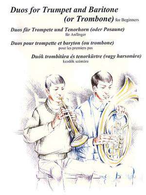 Duos for Trumpet and Baritone (or Trombone): For Beginners de Hal Leonard Publishing Corporation