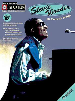 Stevie Wonder: 10 Favorite Songs [With CD] de Hal Leonard Publishing Corporation